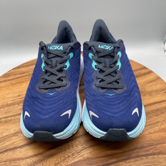 Hoka One One Arahi 6 Shoes Mens Size 10.5 D Blue Running Comfort Walking Sneaker - Picture 2 of 8